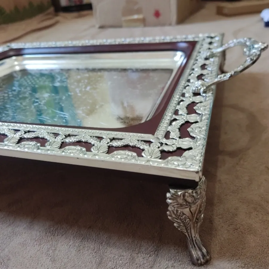 سینی سیلور-چوب پایه دار