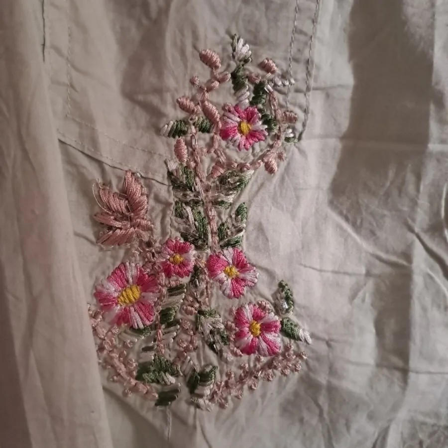 شومیز گلدوزی خارجی