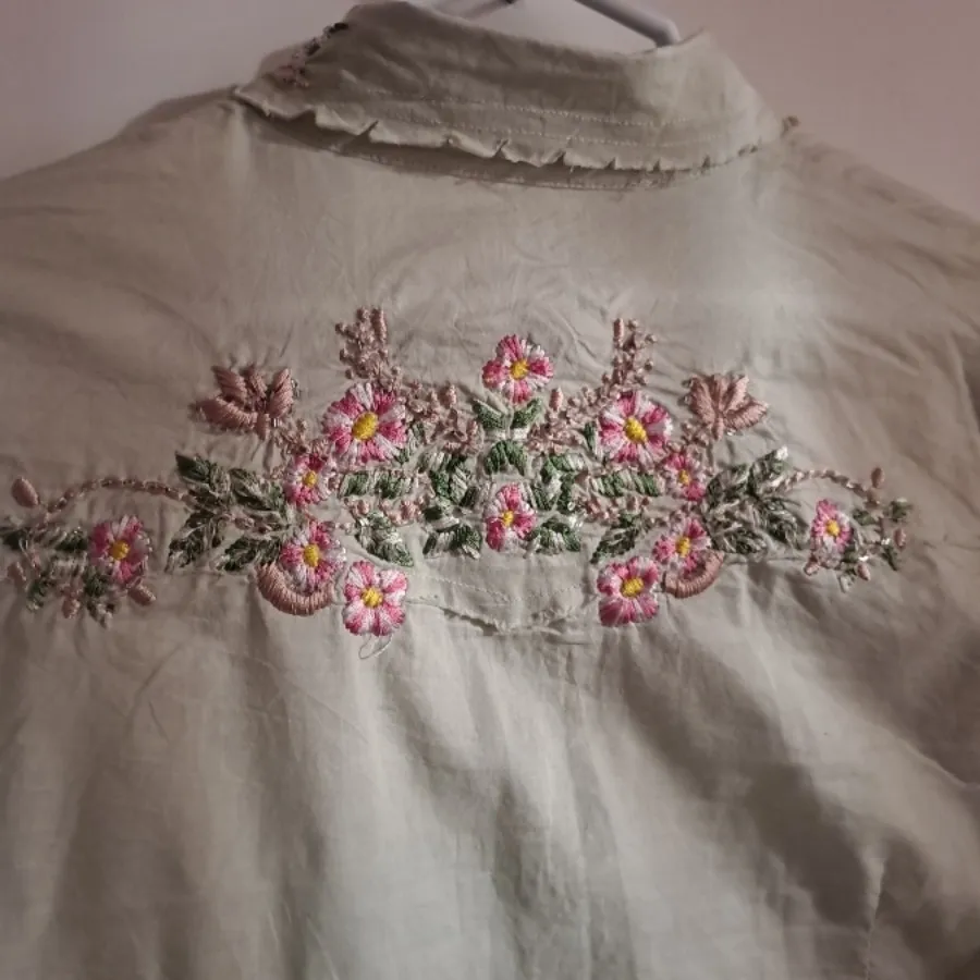 شومیز گلدوزی خارجی