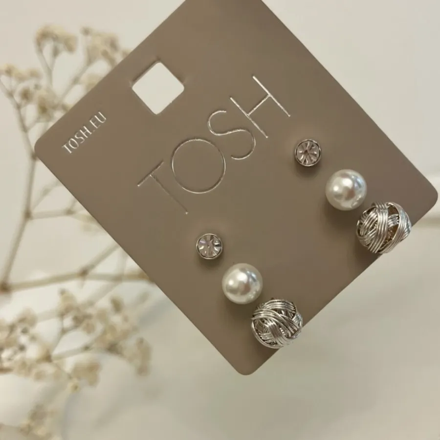 پک گوشواره مرواریدی tosh