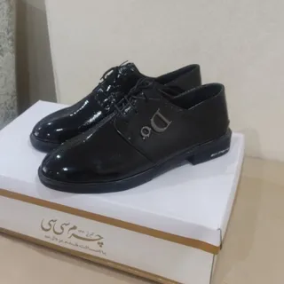 کفش لوفر ورنی چرم