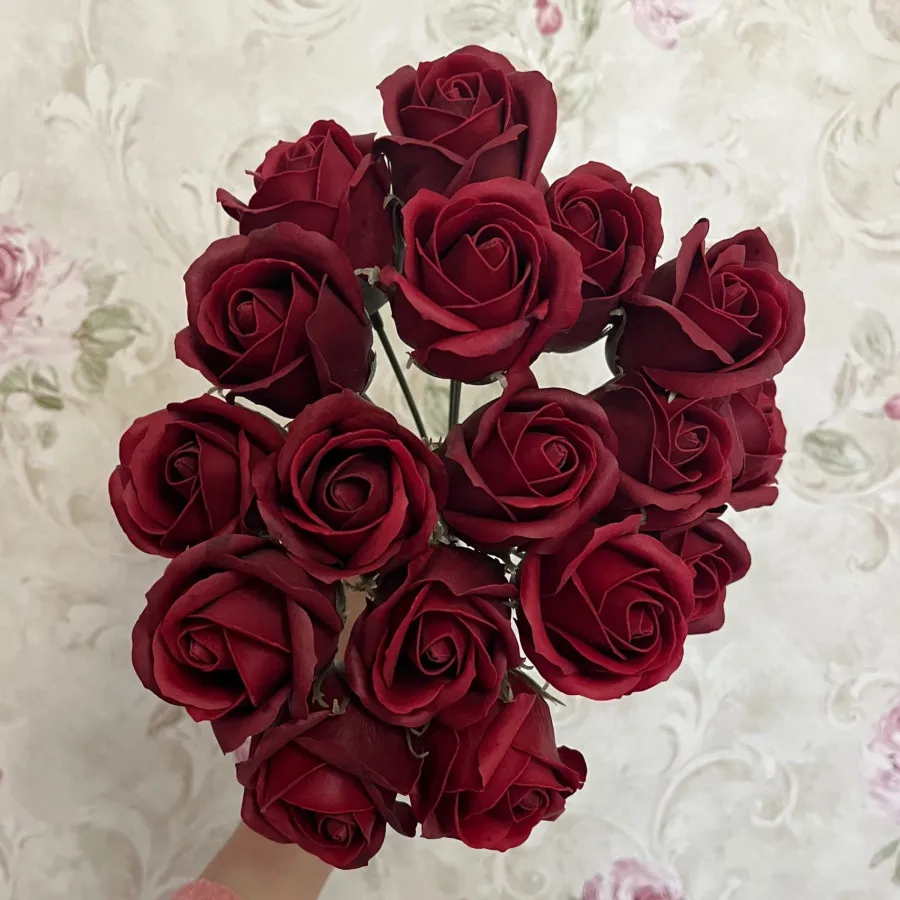 شاخه گل رز صابونی