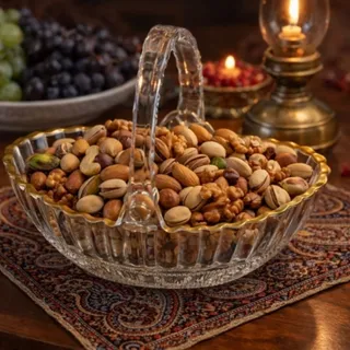 کشکول آجیل خورشیدی ژاپنی
