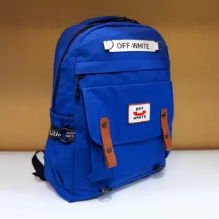 کوله پشتی off White آبی