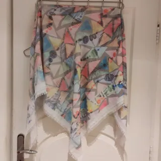 روسری نخی قواره بزرگ نو