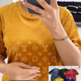تیشرت مخمل LV