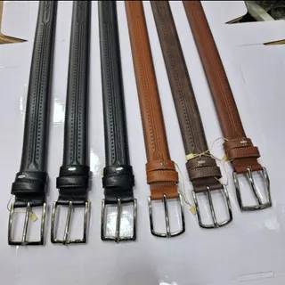 کمربند چرم مردانه RABO