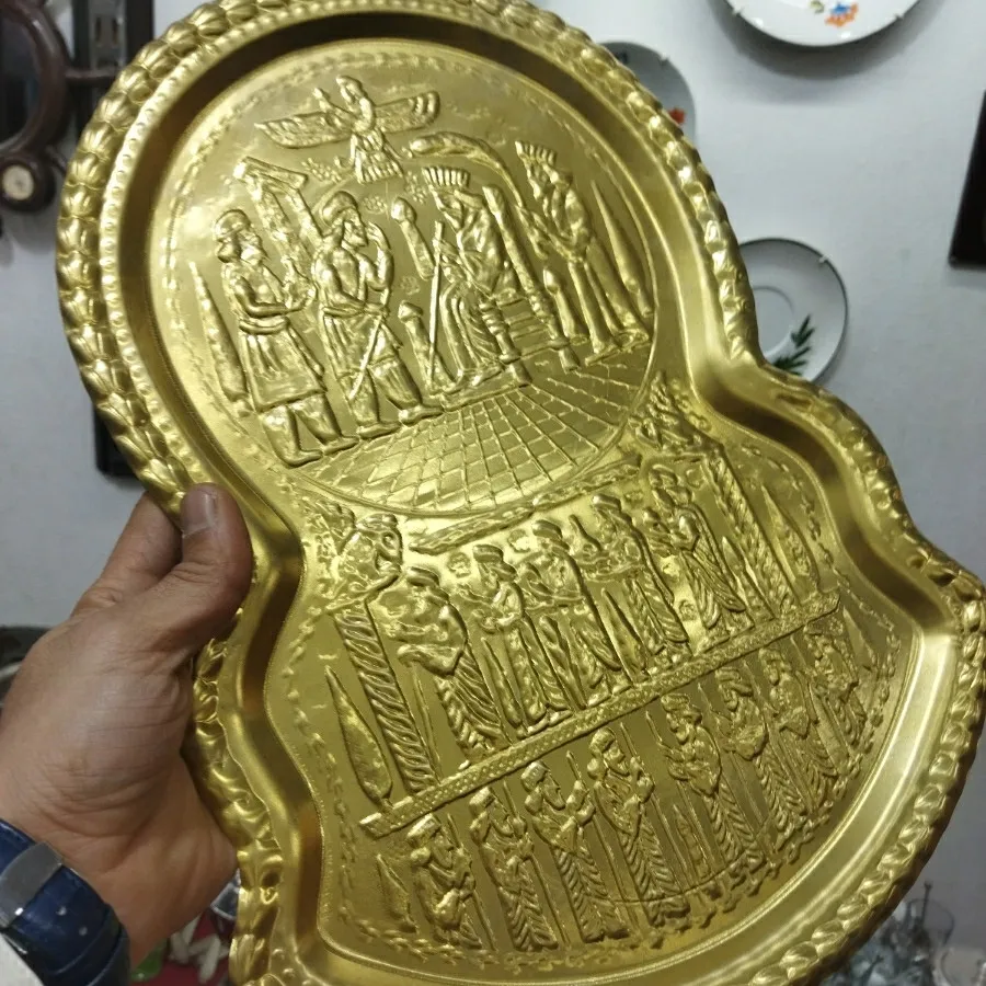 سینی سماور برنجی