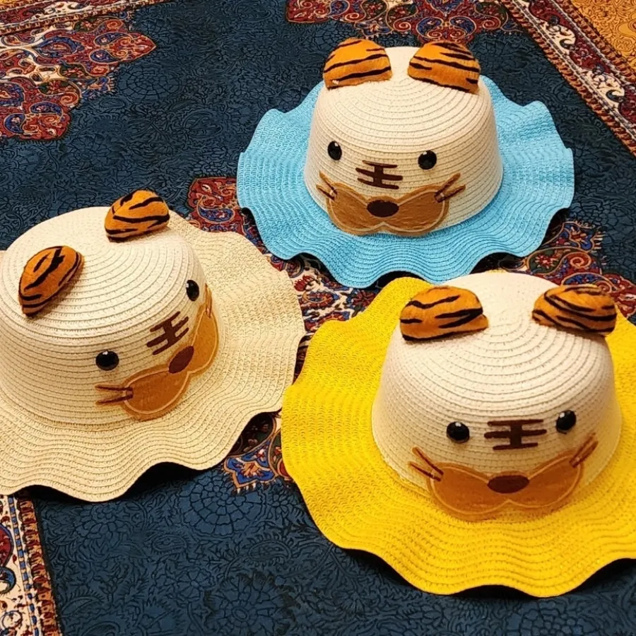 کلاه ساحلی حصیری کودک