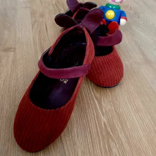 کفش دخترانه مخمل کبریتی