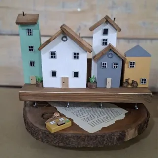 جاکلیدی چوبی دستسازه