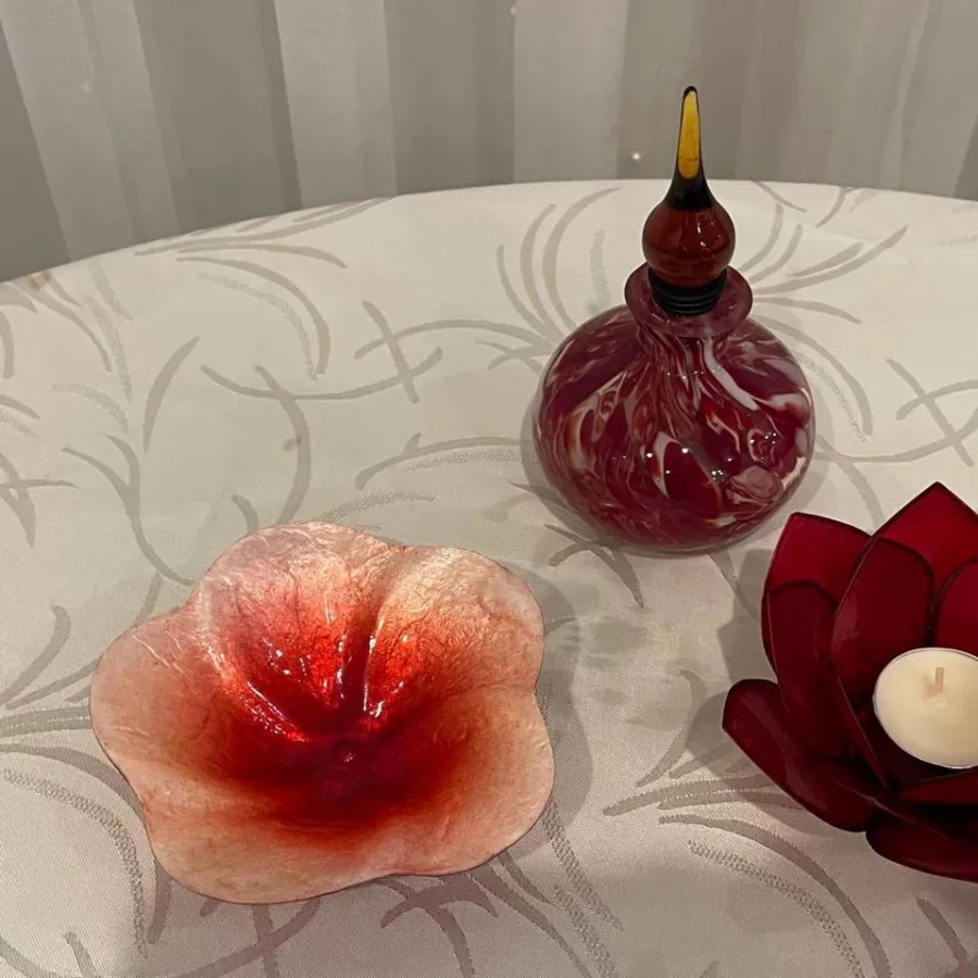 جاشمعی و جای عطر کریستال