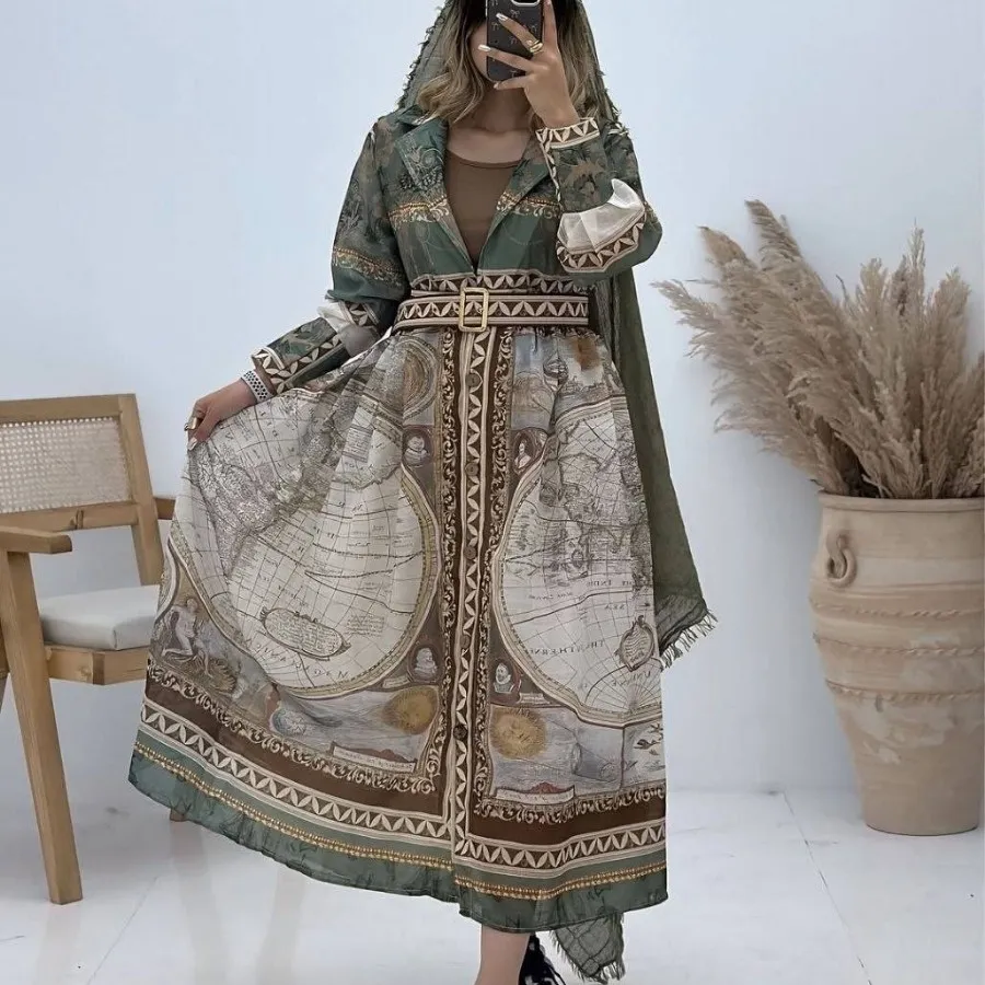 پیراهن مانتویی