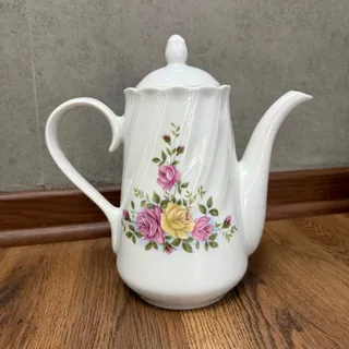 قوری آنتیک گلدار