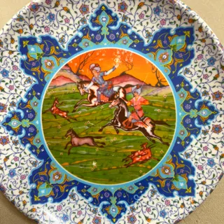 بشقاب خوش نقش