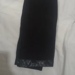 شال حریر مشکی ساده
