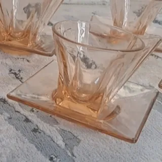 فنجان نعلبکی رنگی حراج