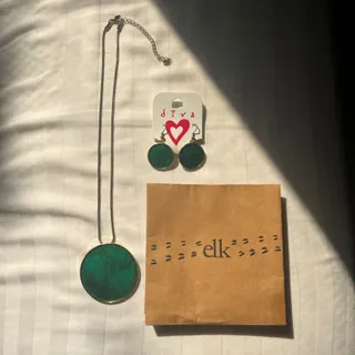 ست گردنبند و گوشواره