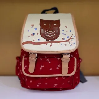 کوله پشتی جغدی قرمز