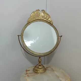 آیینه برنجی روکش برنز