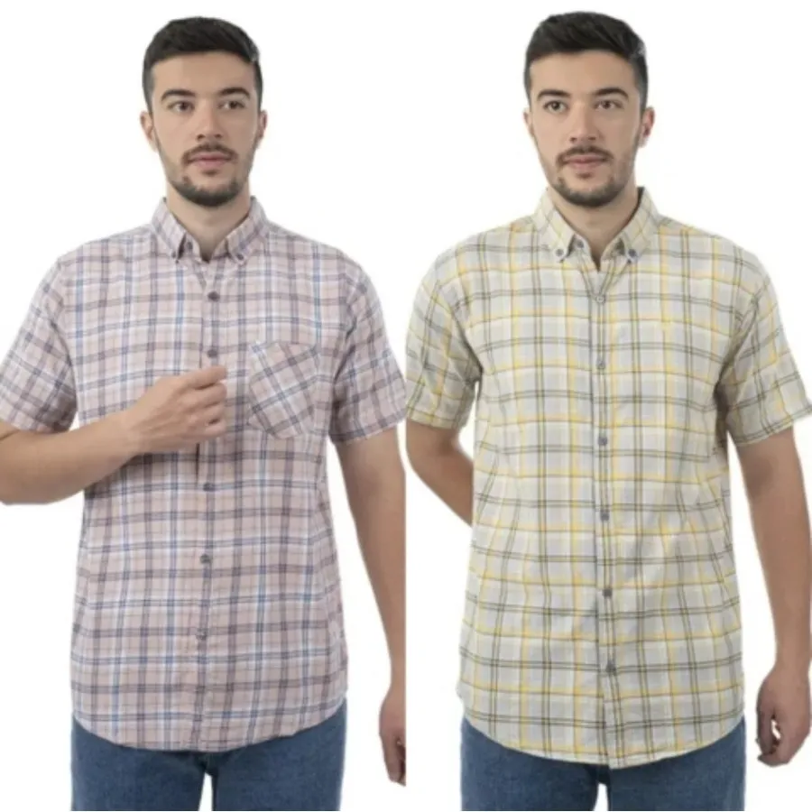 پیراهن مردانه آستین کوتاه