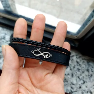 دستبند نقره مردانه