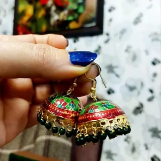 گوشواره برنجی هندی
