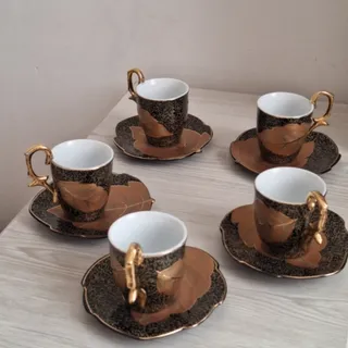 فنجون نعلبکی قهوه خوری نو