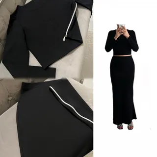 بلوز دامن بغل زیپ
