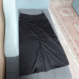 دامن ساتن مشکی