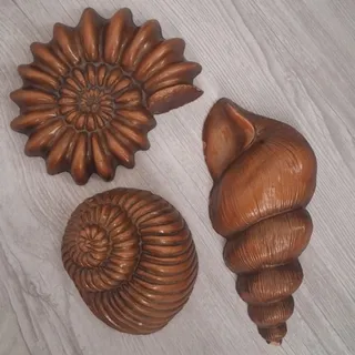 دکوری سفالی طرح صدف