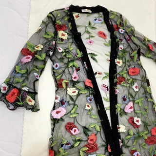 رویه توری گلدار