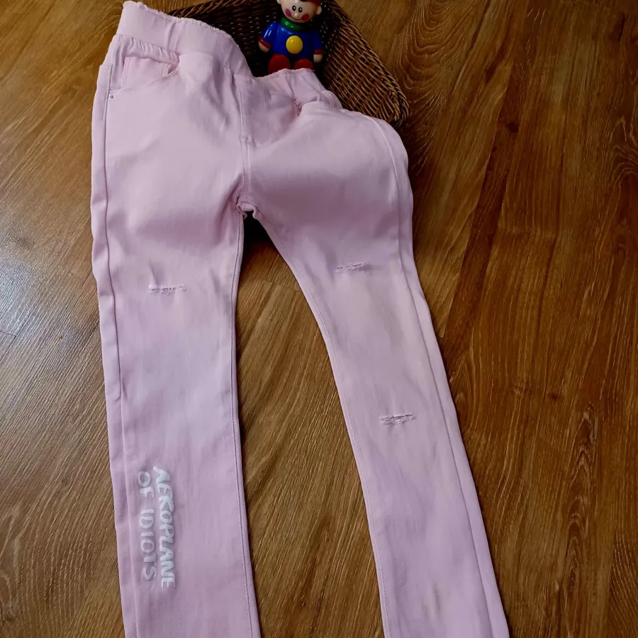 شلوار جین زاپ دار خارجی