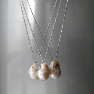 گردنبند مروارید باروک اصل