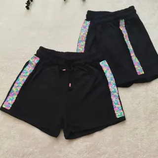 شلوارک دورس پولکی h&m