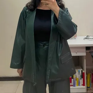 پالتو و شلوار چرم