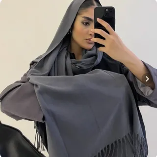 شال ریش دار ساده