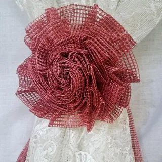 گل پرده توری حراج