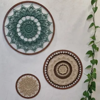 ست 3تایی دیوارکوب ماندالا