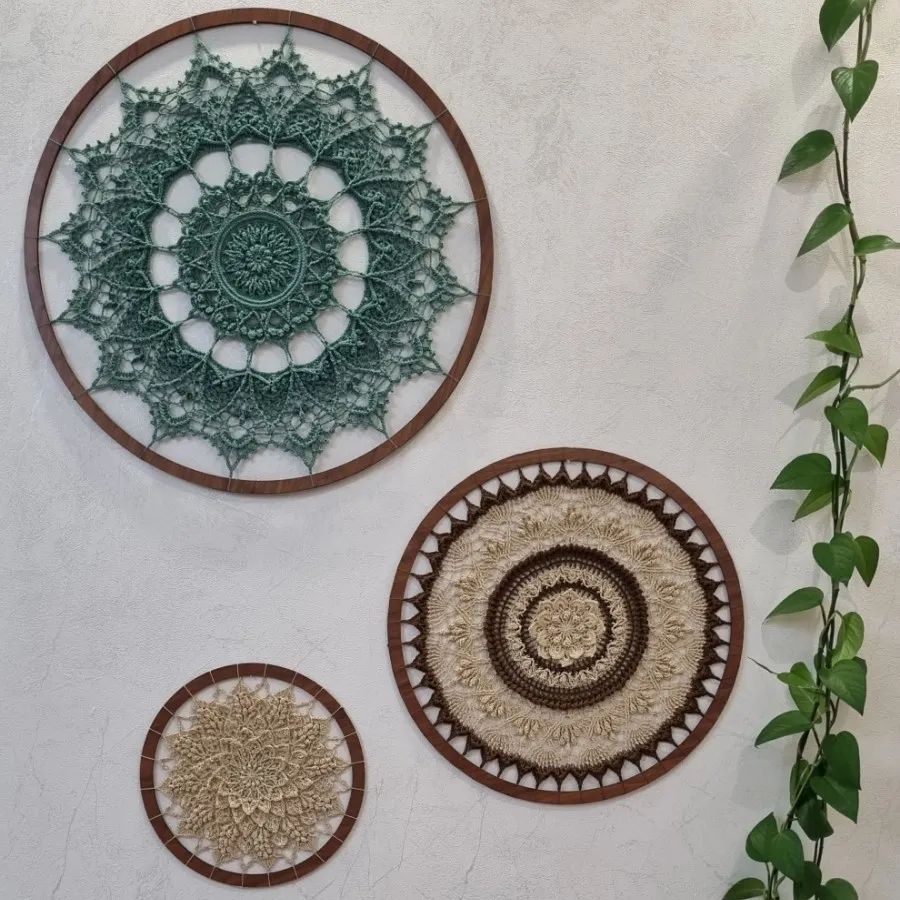 ست 3تایی دیوارکوب ماندالا