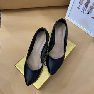 کفش چرم پاشنه بلند ترک