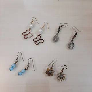 4عدد گوشواره آویز کوچک 80