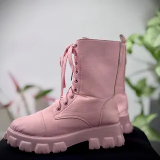 نیم بوت چینی صورتی