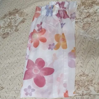 پرده حریر ضد چروک 2 متر