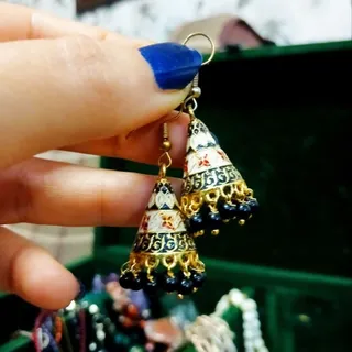 گوشواره های برنجی هندی