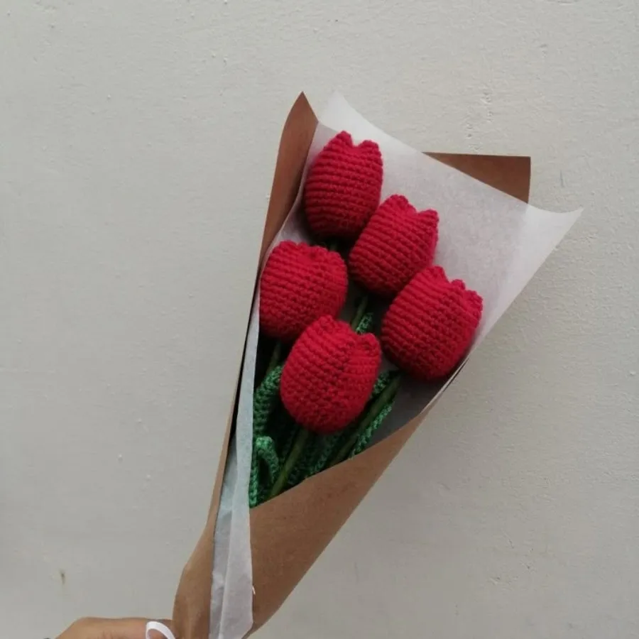 دسته گل لاله پینترستی