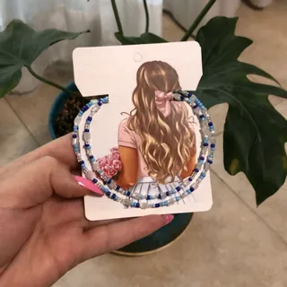 گردنبند دولاین منجوقی