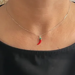 گردنبند و گوشواره فلفل