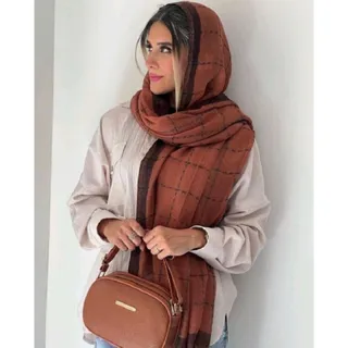 شال نخی کنفی  وول وارداتی