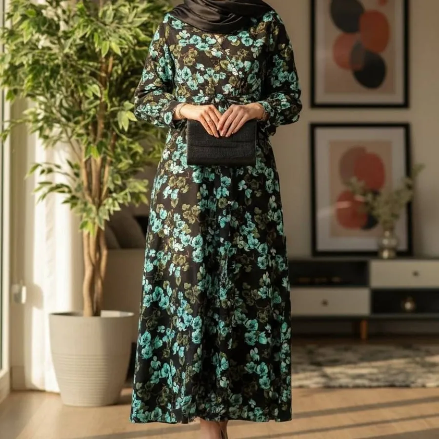 پیراهن گل دار